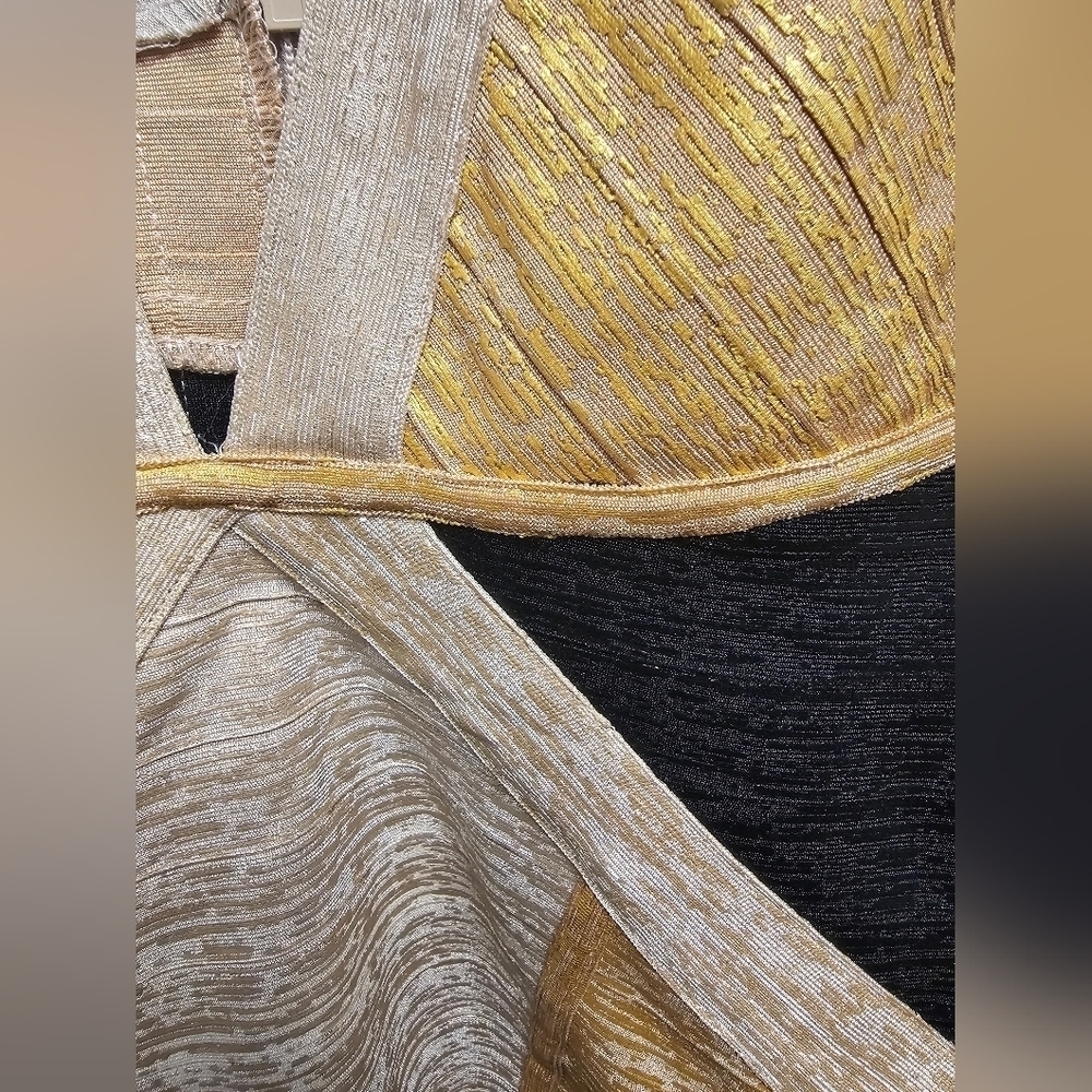 Wow Couture Gold Label Size S Cocktail Dress - Picture 4 of 6